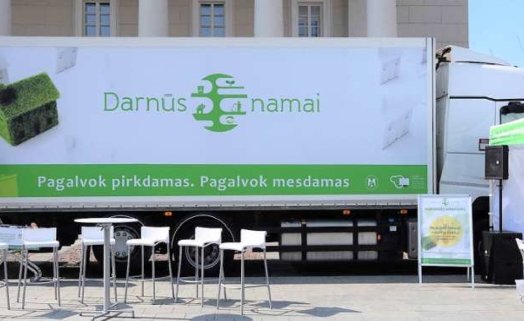 Unikalus namas ant ratų apsilankys Marijampolėje ir Liudvinave