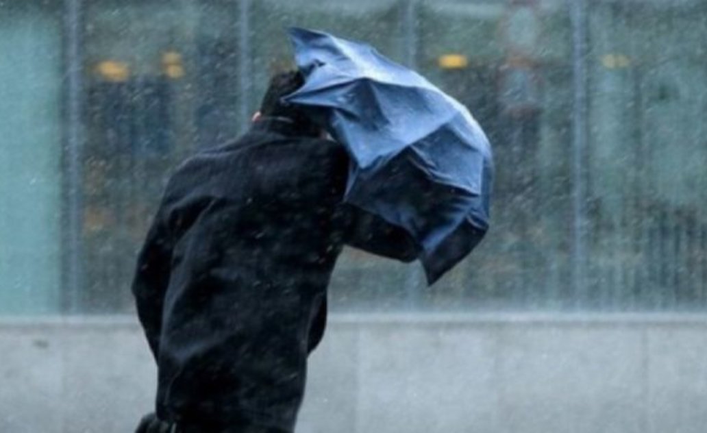 Perspėjimas apie pavojingą meteorologinį reiškinį - vėją