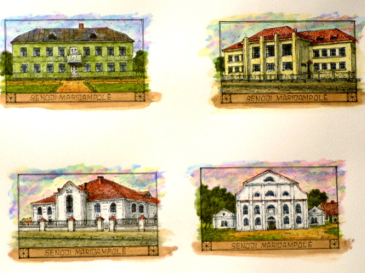 E. Končiaus  miniatiūrose -  senoji Marijampolės istorija