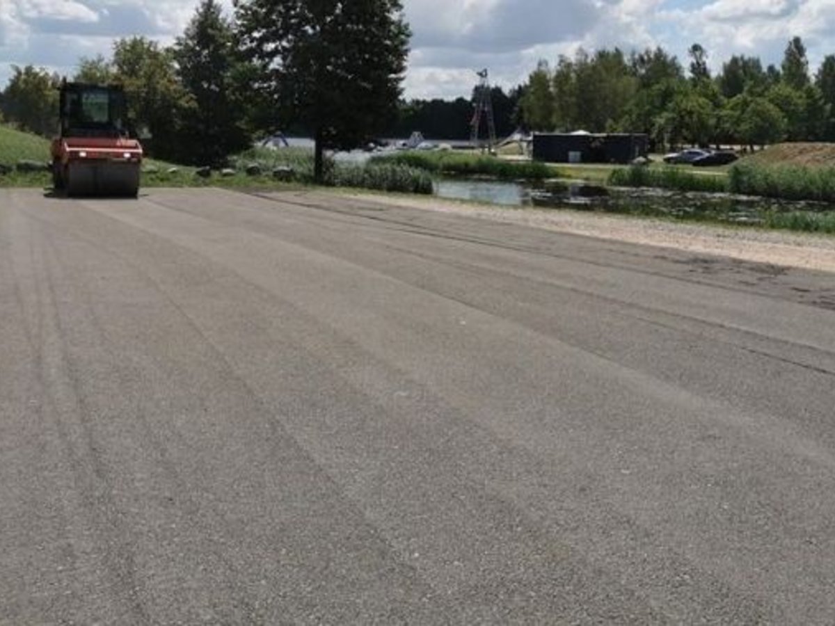 Tvarkomas kelias į marijampoliečių mėgstamą Marių parko salą 