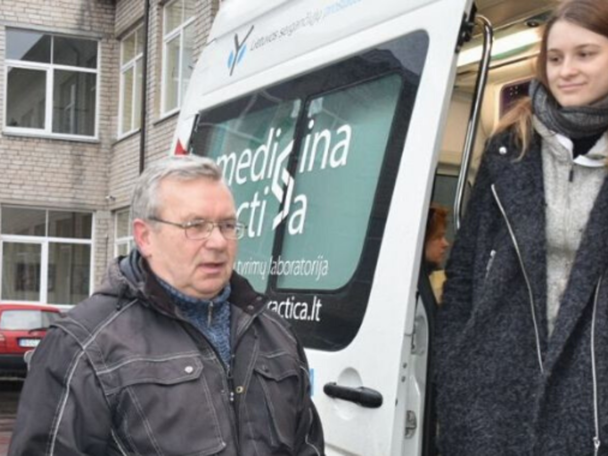 Projekto „Saugokime vyrus“ mobili laboratorija lankėsi Marijampolės savivaldybėje
