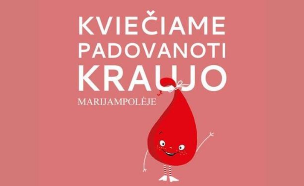 Kraujo donorystės akcija Marijampolėje!