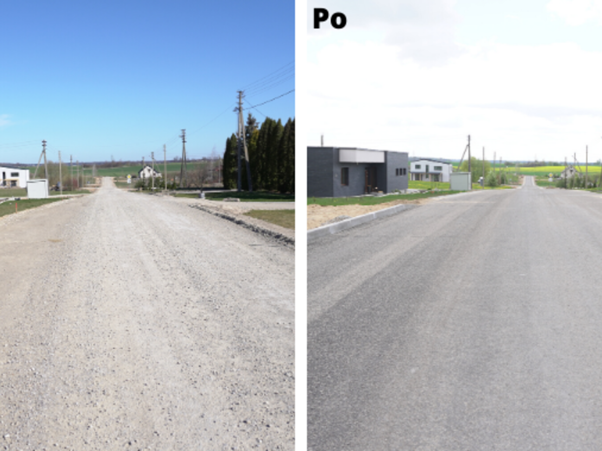 Baigti gatvių rekonstrukcijos darbai