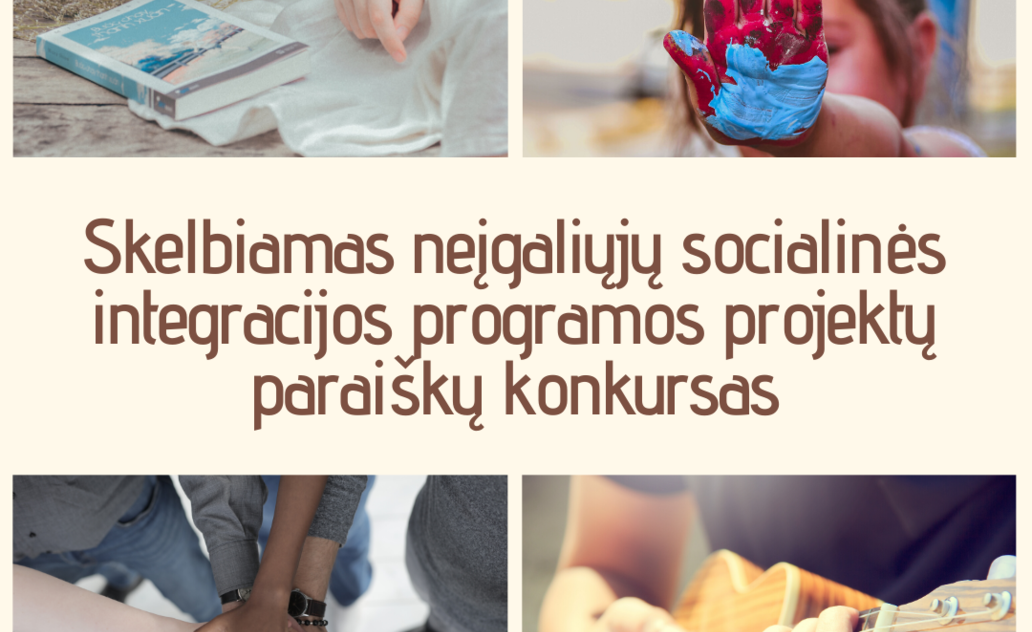 Skelbiamas neįgaliųjų socialinės integracijos programos projektų paraiškų konkursas