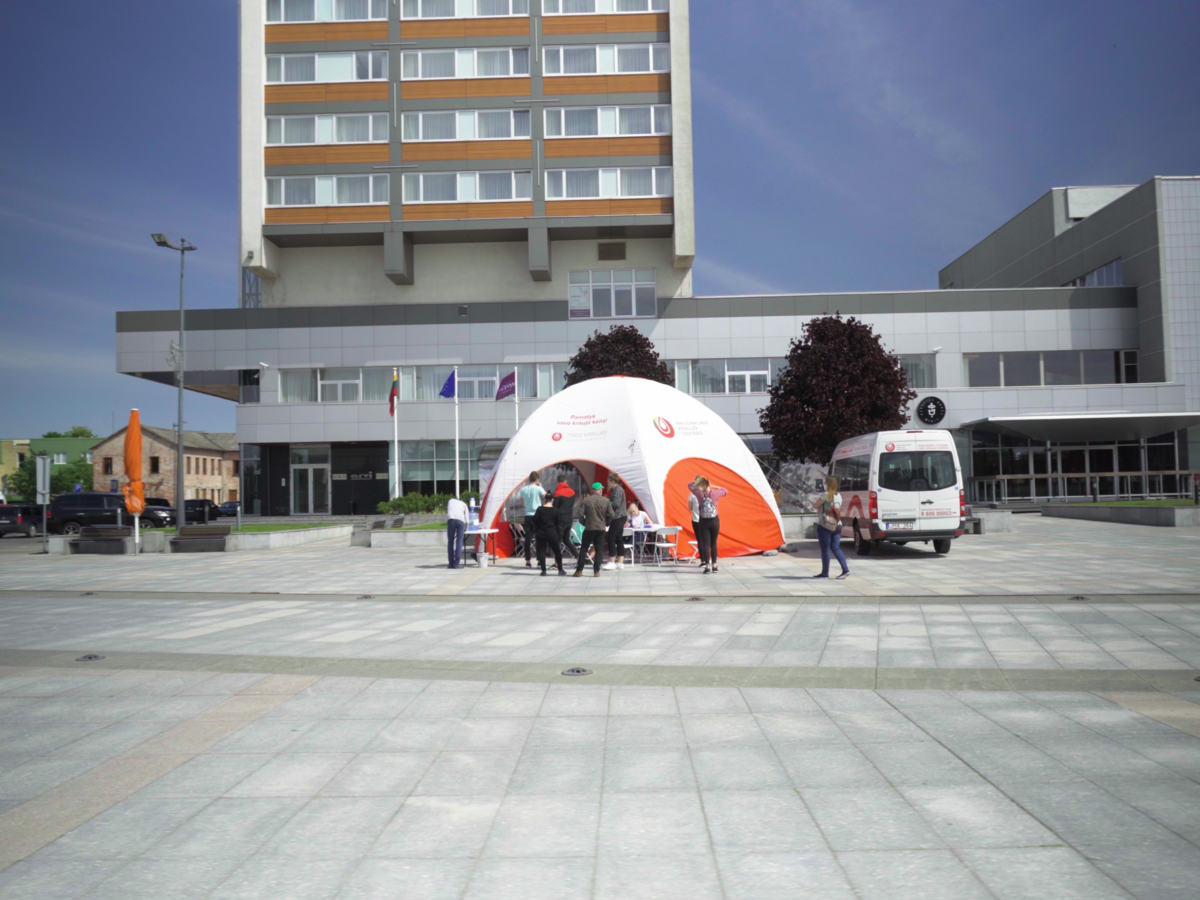 Savivaldybės mero sveikinimas Pasaulinės kraujo donorų dienos proga