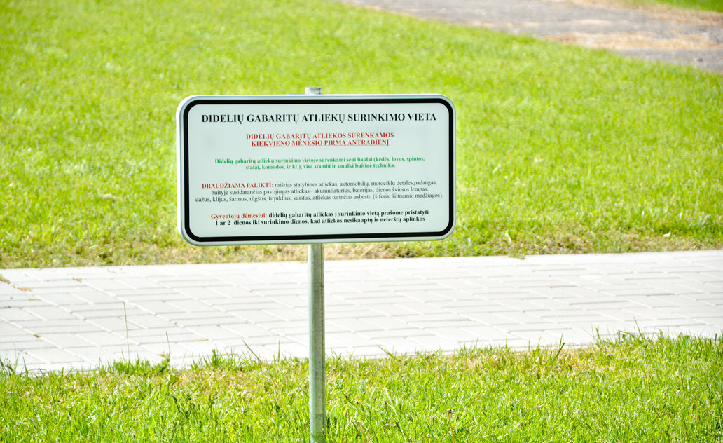 Marijampolės savivaldybėje naikinamos dar trys didelių gabaritų atliekų surinkimo vietos