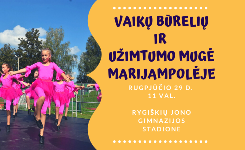 Kviečia trečioji „Vaikų būrelių ir užimtumo mugė“!