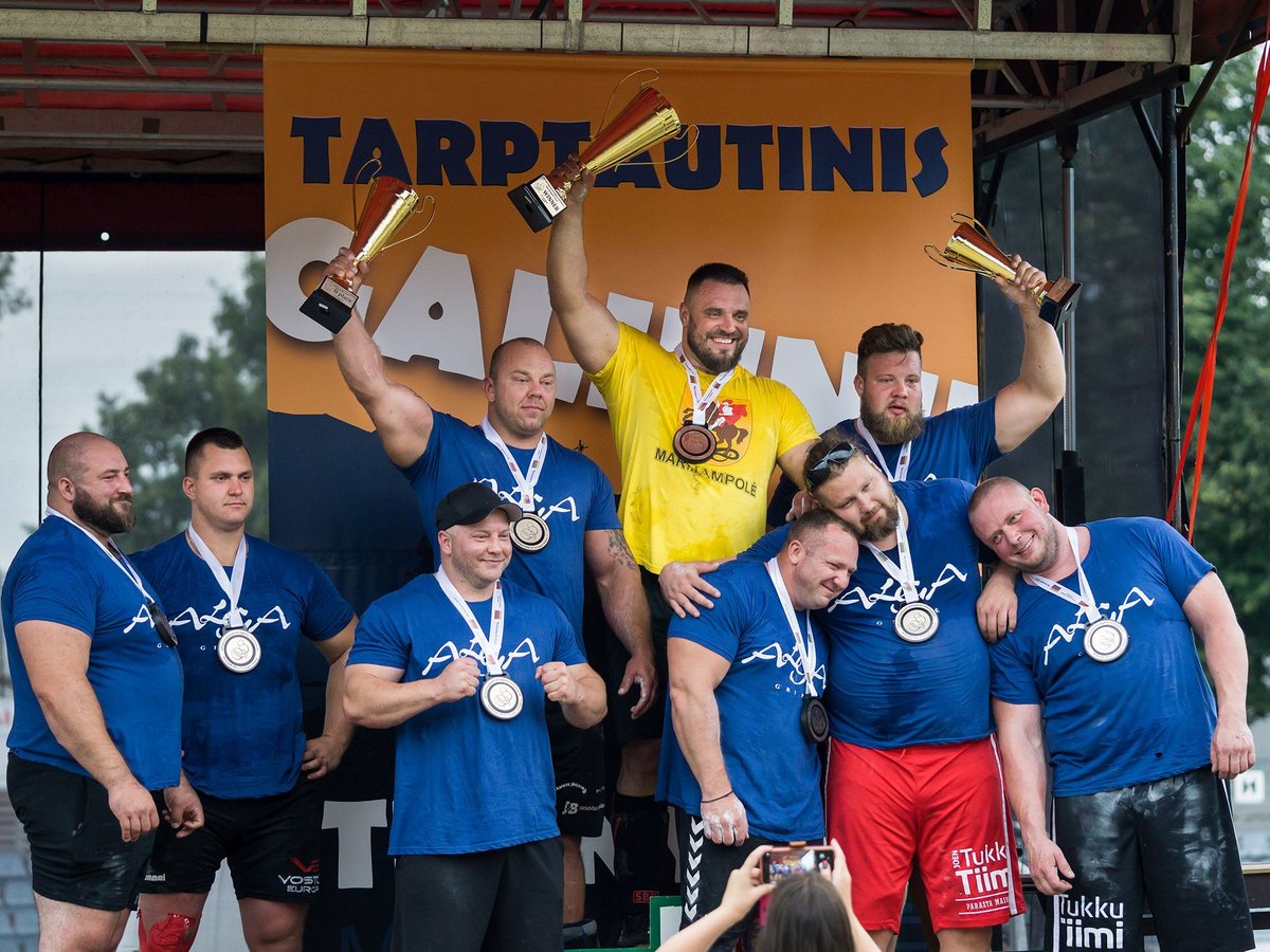 Savaitgalį vyko Marijampolę garsinantis „Tarptautinis galiūnų turnyras“