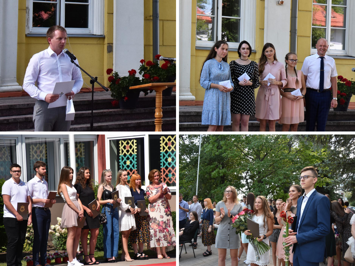 Rygiškių Jono ir Sūduvos gimnazijų abiturientams įteikti brandos atestatai