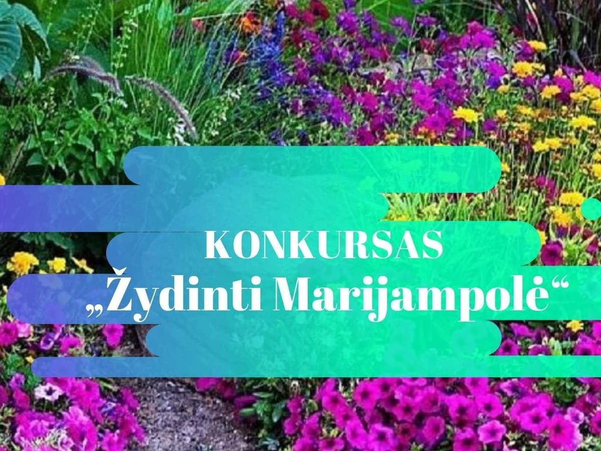 Dalyvaukite konkurse „Žydinti Marijampolė“!