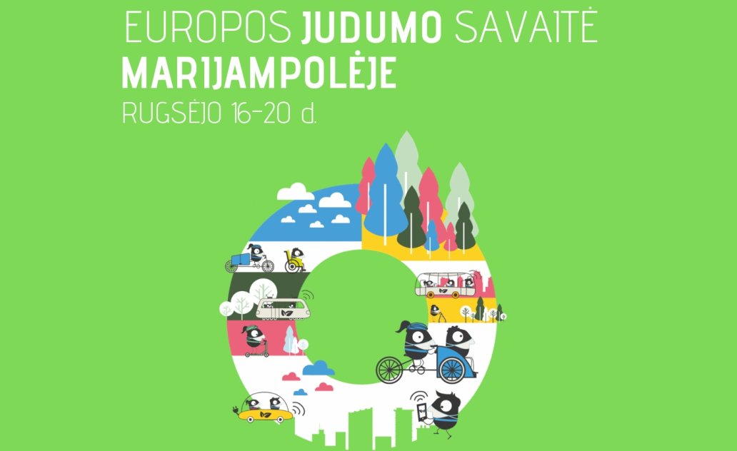 Europos judumo savaitė 2020 kviečia judėti be jokios taršos