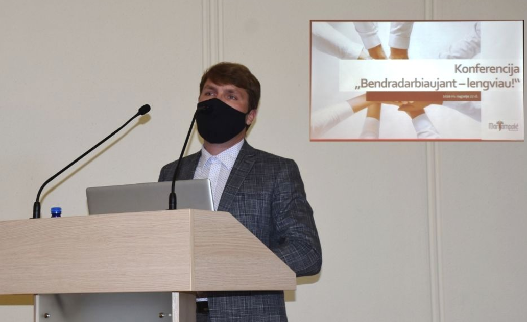 Pirmą kartą organizuota konferencija „Bendradarbiaujant – lengviau!“