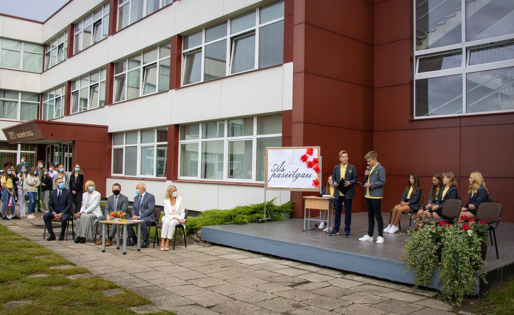 Kupina išsiilgto vaikų šurmulio „Mokslo ir žinių diena“ Marijampolėje