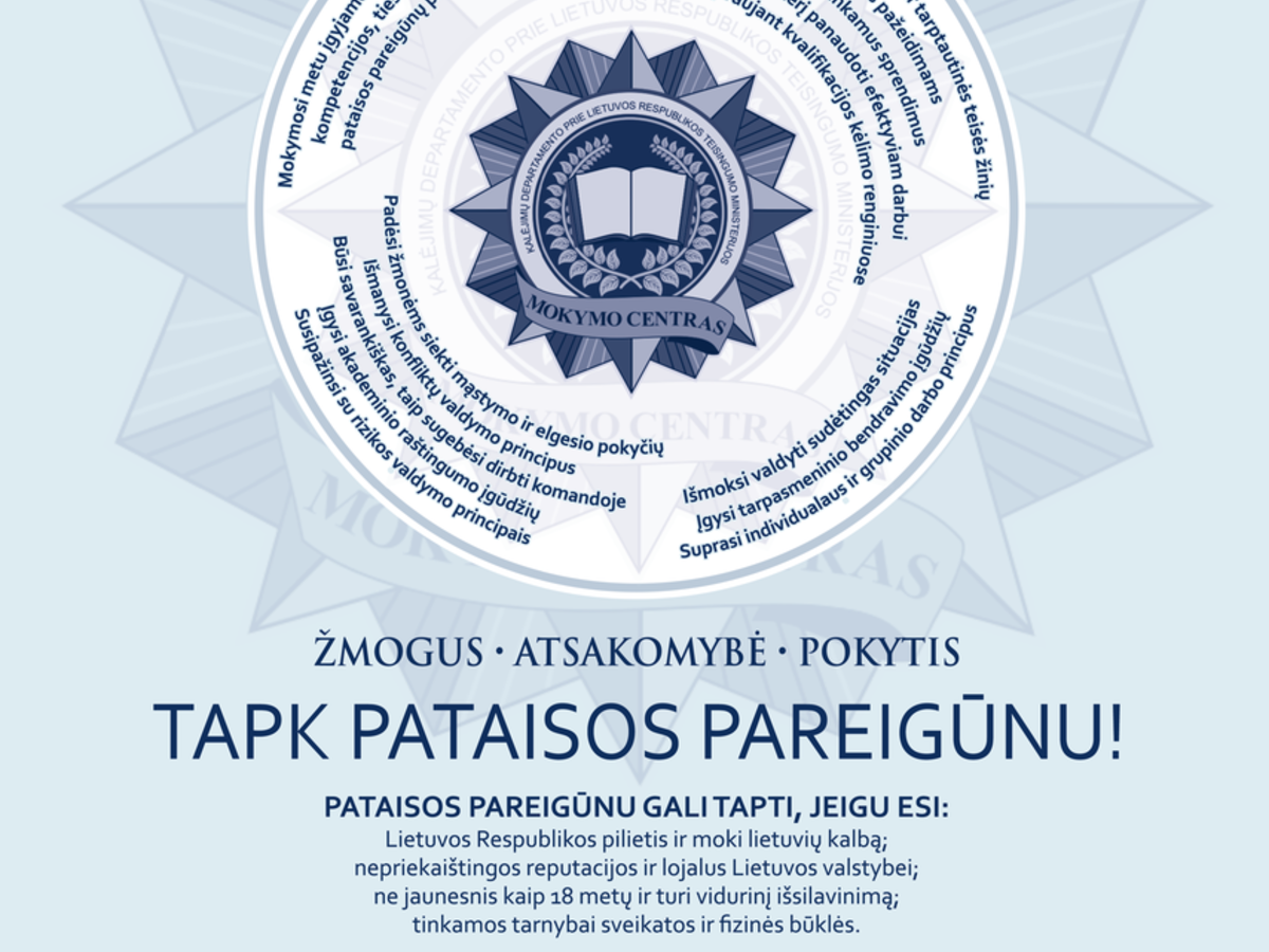 Tapk pataisos pareigūnu!