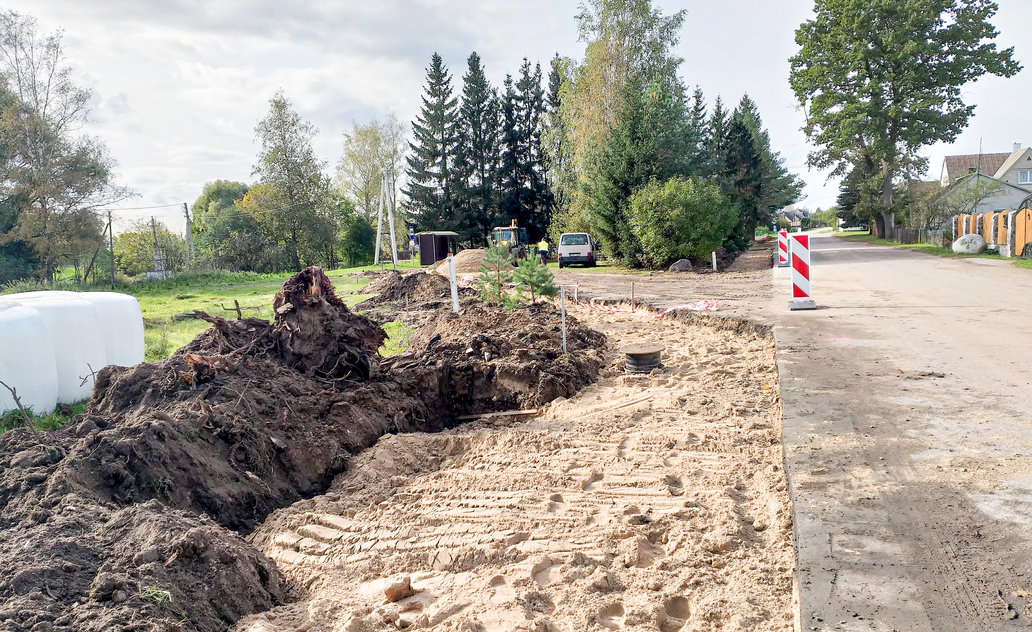 Pradėti infrastruktūros tvarkymo darbai Igliaukoje