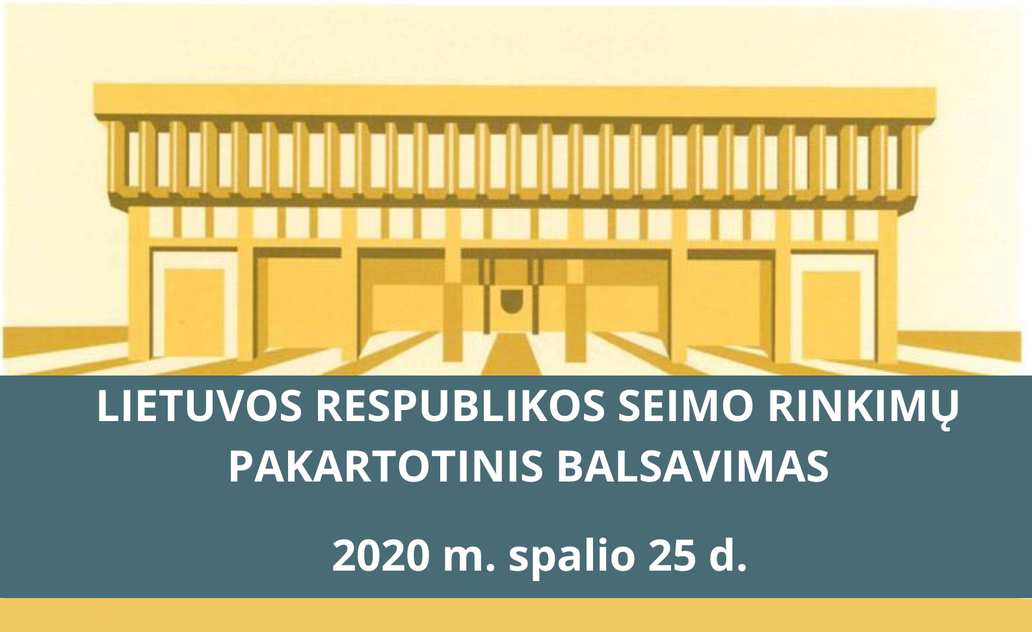 Prasidėjo išankstinis balsavimas Lietuvos Respublikos Seimo rinkimų antrajame ture