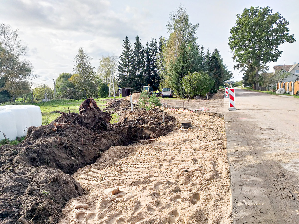 Pradėti infrastruktūros tvarkymo darbai Igliaukoje