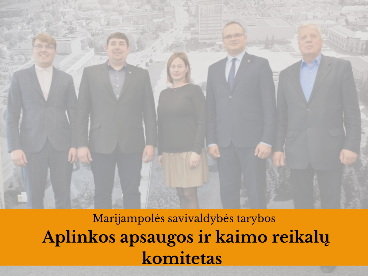 2020-10-22 Marijampolės savivaldybės tarybos Aplinkos apsaugos ir kaimo reikalų komiteto posėdis