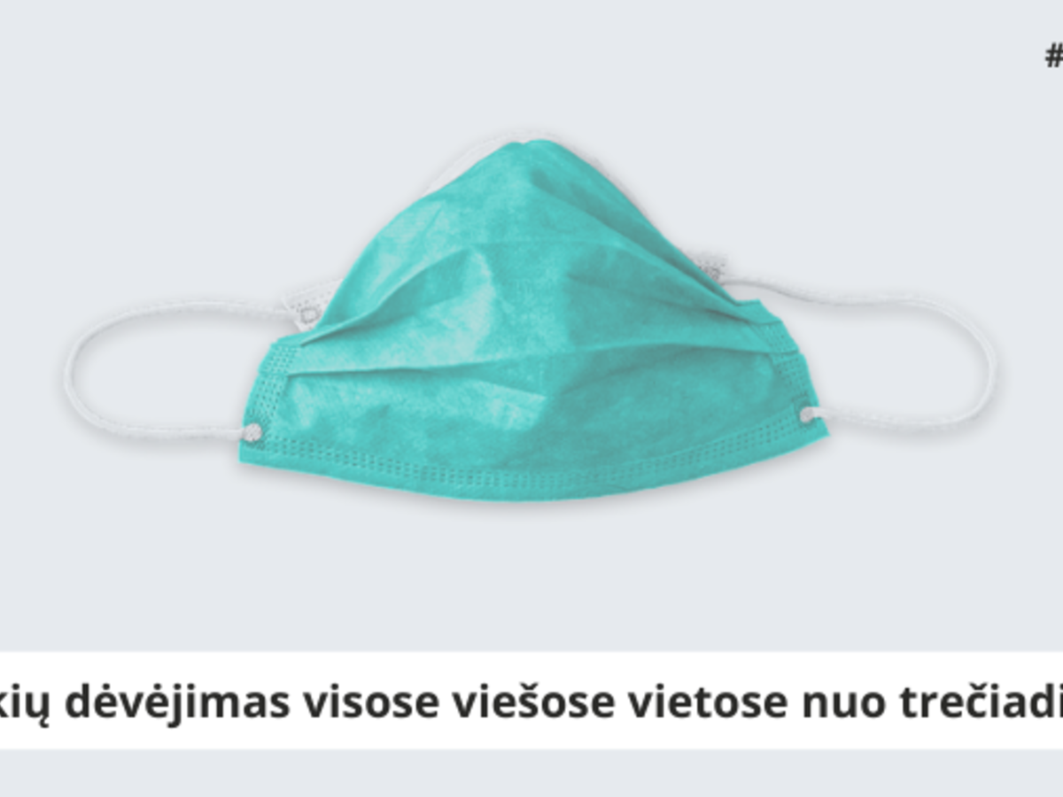 SAM: savivaldybėse, kur įvestas karantinas, kaukių dėvėjimas viešose vietose nuo trečiadienio...