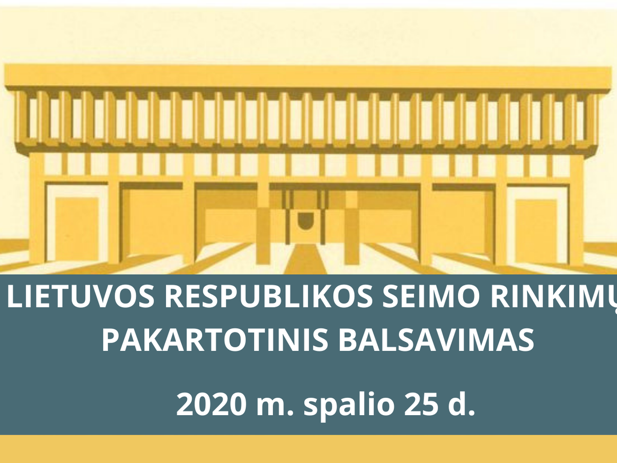 Prasidėjo išankstinis balsavimas Lietuvos Respublikos Seimo rinkimų antrajame ture