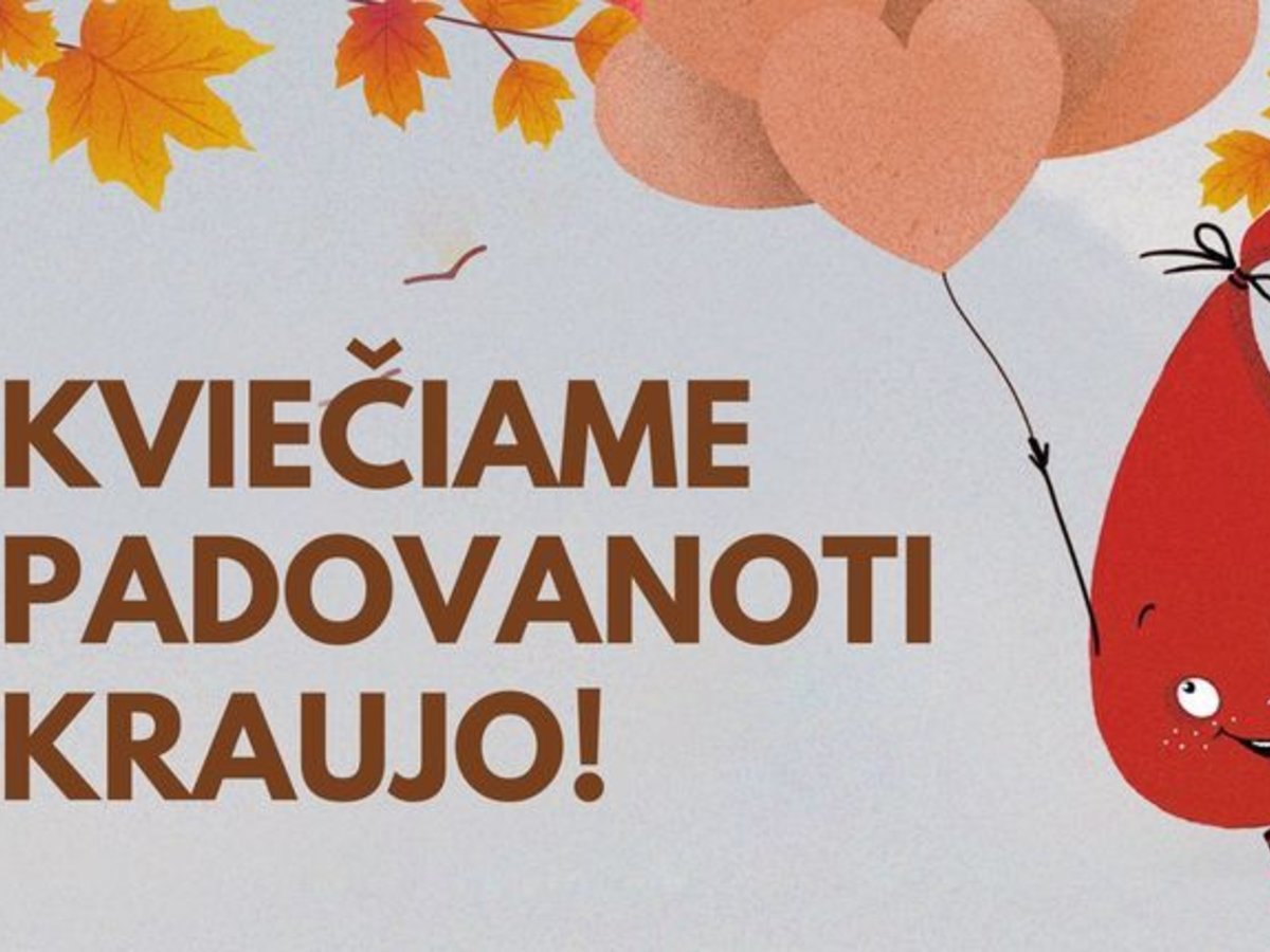  Nacionalinis kraujo centras prašo pagalbos: kritiškai trūksta kraujo