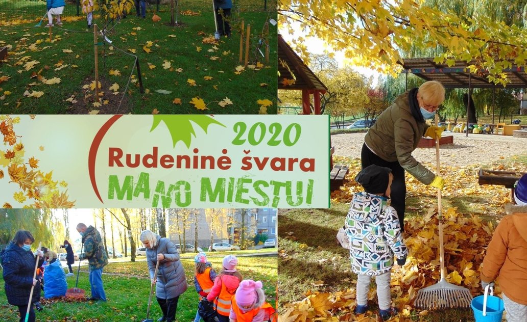 Akcija „Rudeninė švara“ sustabdyta, tačiau lapų grėbimas tęsiamas: dalinami maišai sugrėbtiems...