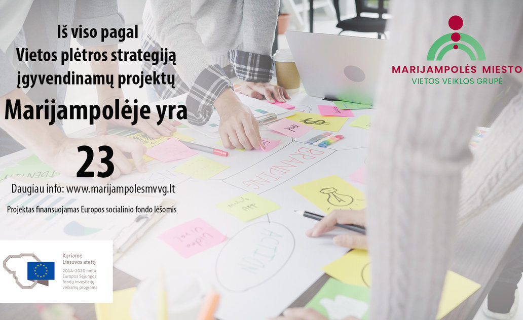 Marijampolės miesto vietos veiklos strategijos įgyvendinimas kuria teigiamus pokyčius