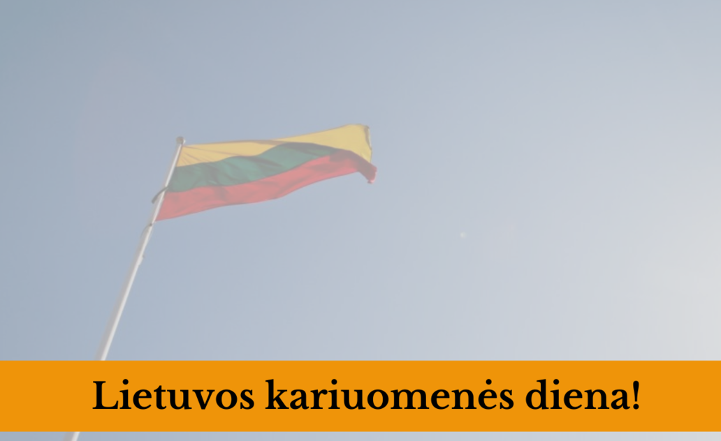 Savivaldybės mero sveikinimas Lietuvos kariuomenės dienos proga