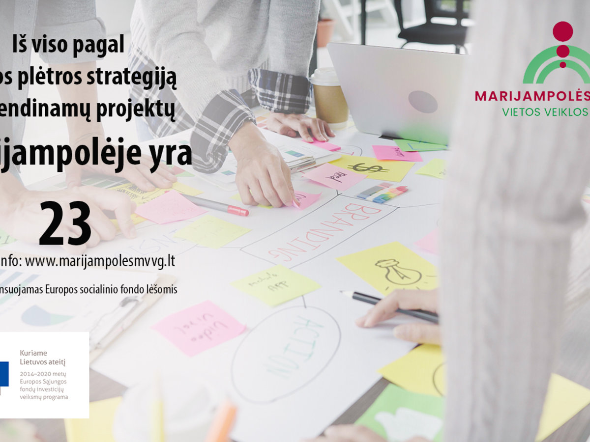 Marijampolės miesto vietos veiklos strategijos įgyvendinimas kuria teigiamus pokyčius
