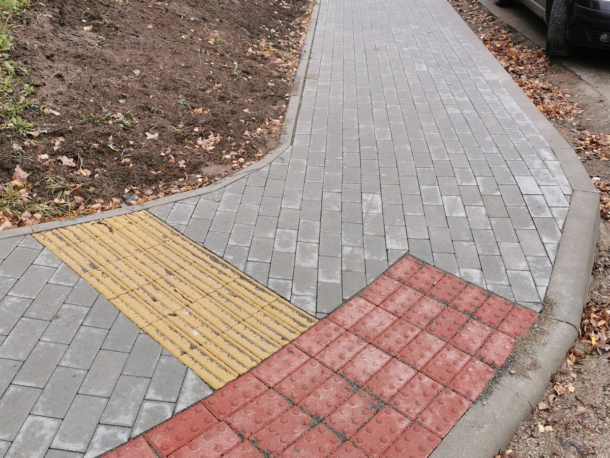 Patogūs ir nauji šaligatviai Uosupio gatvėje