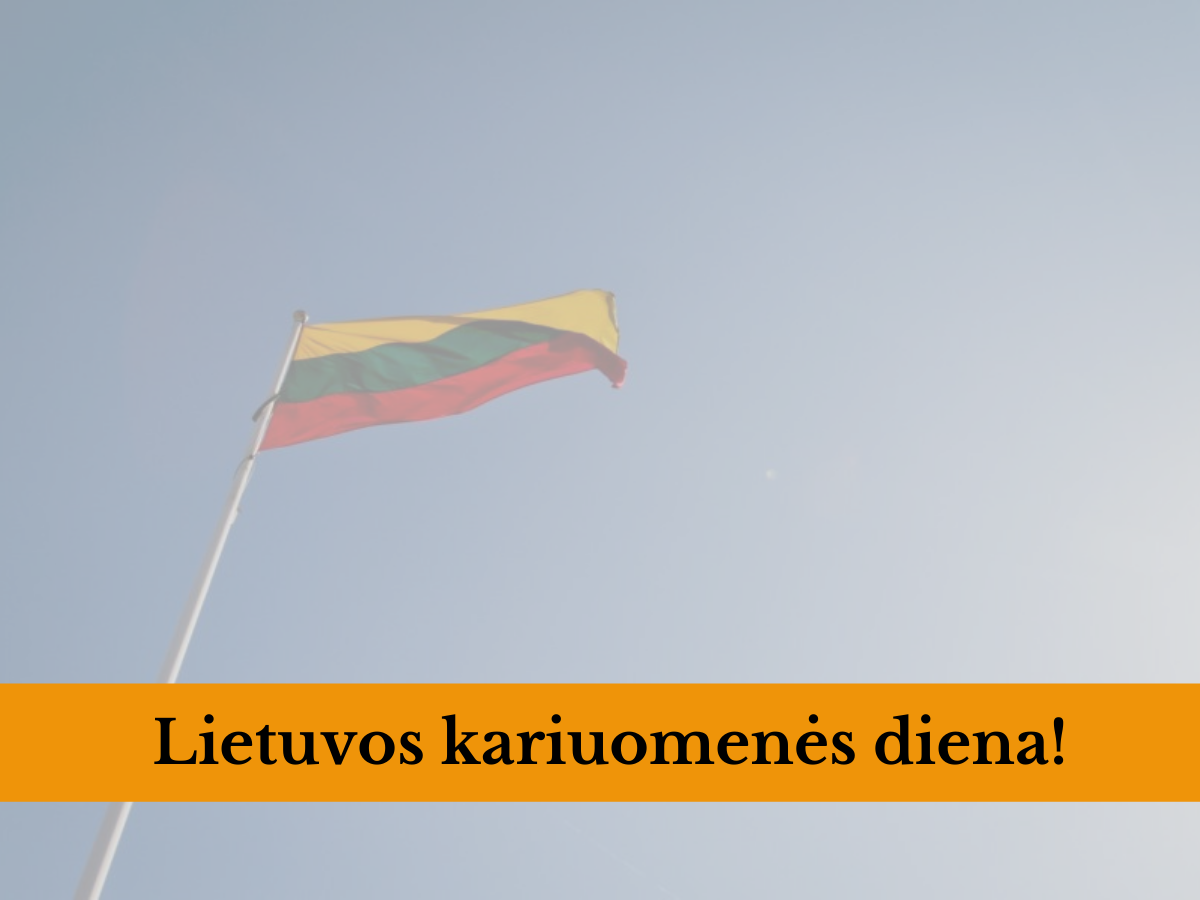Savivaldybės mero sveikinimas Lietuvos kariuomenės dienos proga