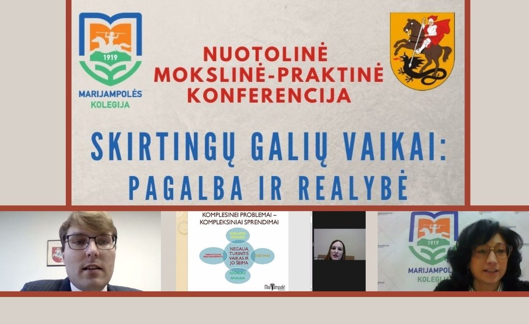 Nuotolinė mokslinė-praktinė konferencija „Skirtingų galių vaikai: pagalba ir realybė“ sulaukė...