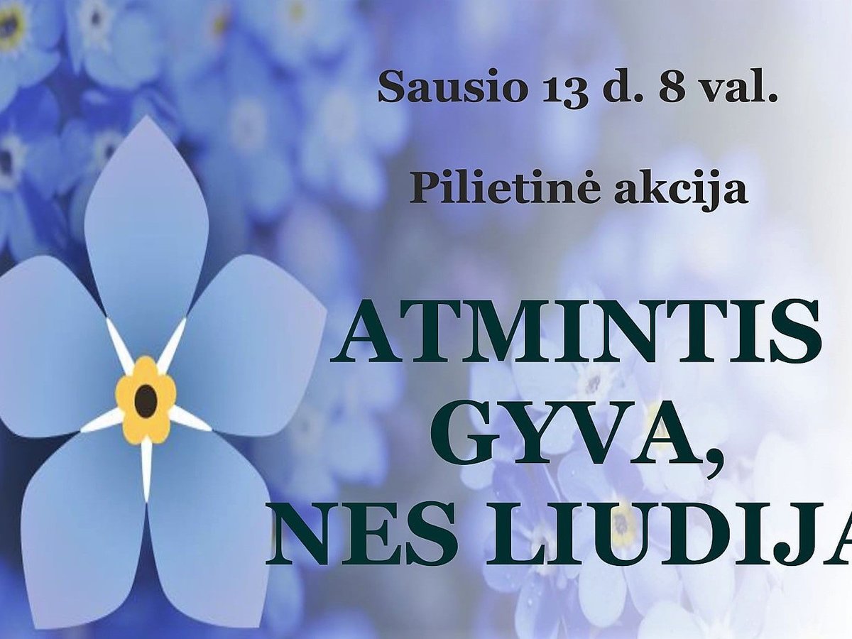 Laisvės gynėjų atminimui – pilietinė iniciatyva „Atmintis gyva, nes liudija“