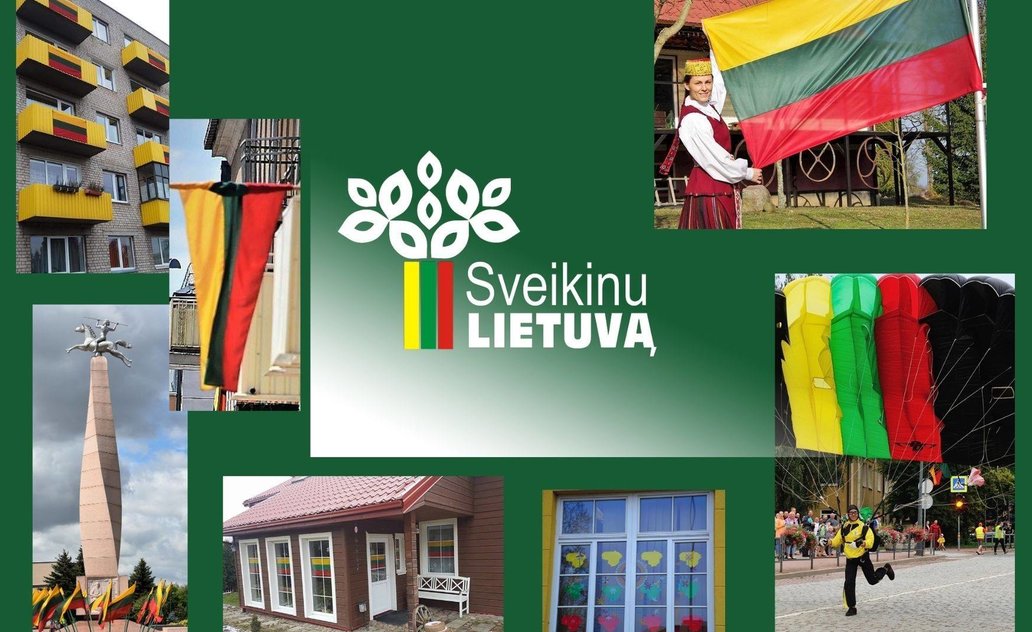 Pasveikinkime Lietuvą:  trispalvėmis  sukurkime vienybės šventę!
