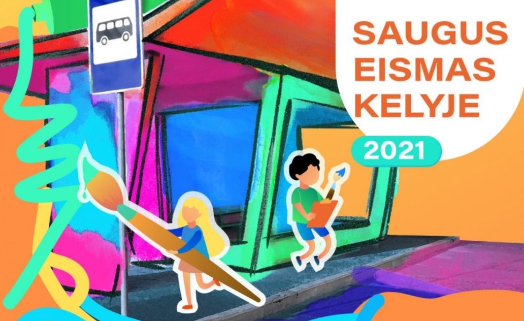 Kviečiame dalyvauti piešinių konkurse „Saugus eismas kelyje 2021“