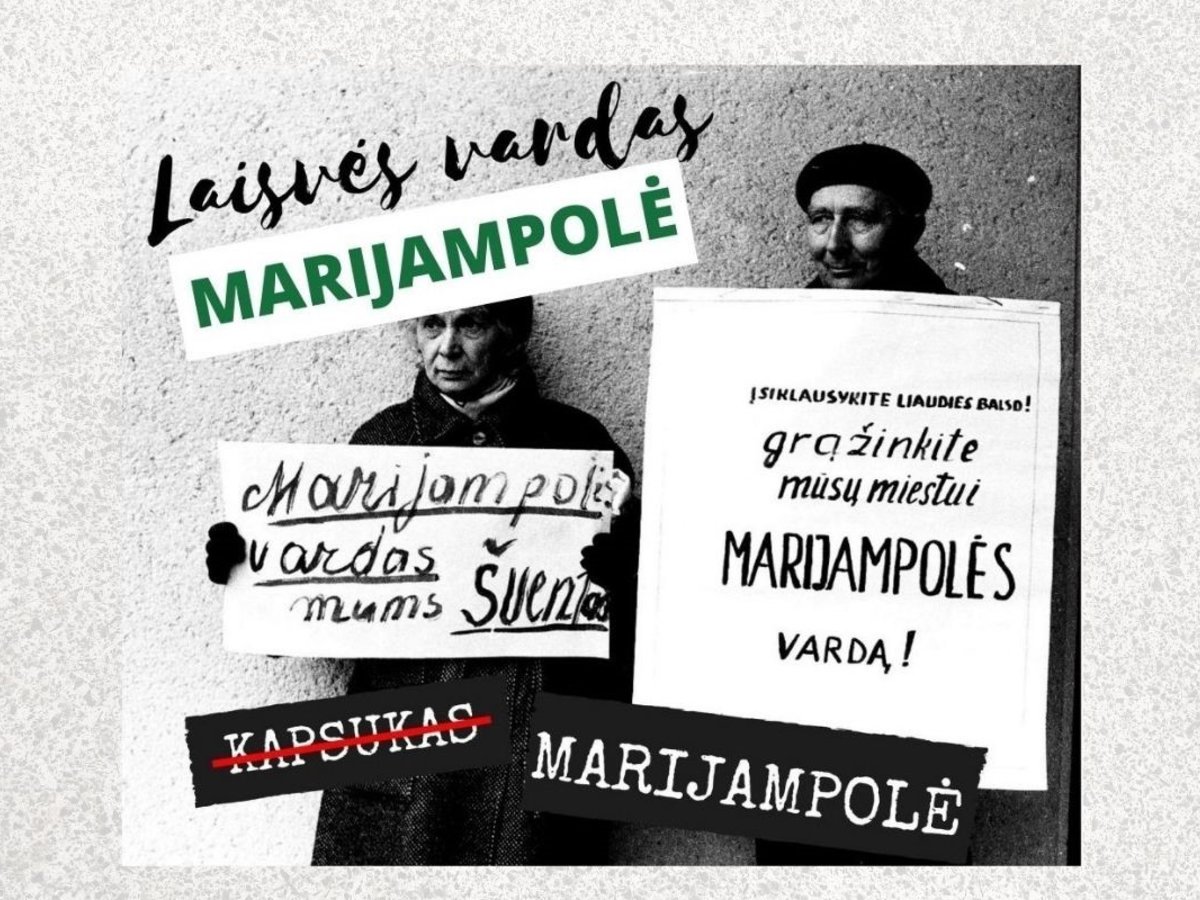 Marijampolė mini vardo susigrąžinimo 32-ų metų sukaktį