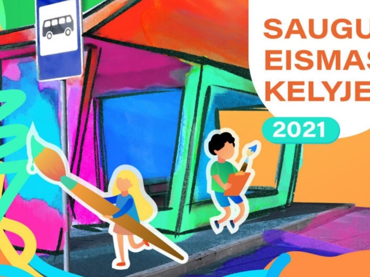 Kviečiame dalyvauti piešinių konkurse „Saugus eismas kelyje 2021“