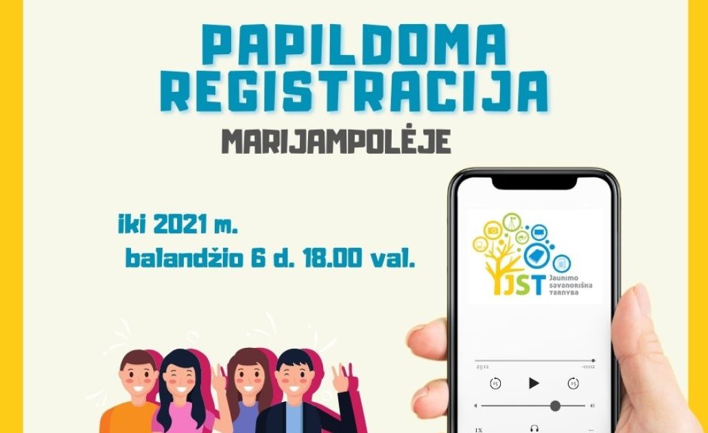 Kviečiame tapti Jaunimo savanoriškos tarnybos dalimi