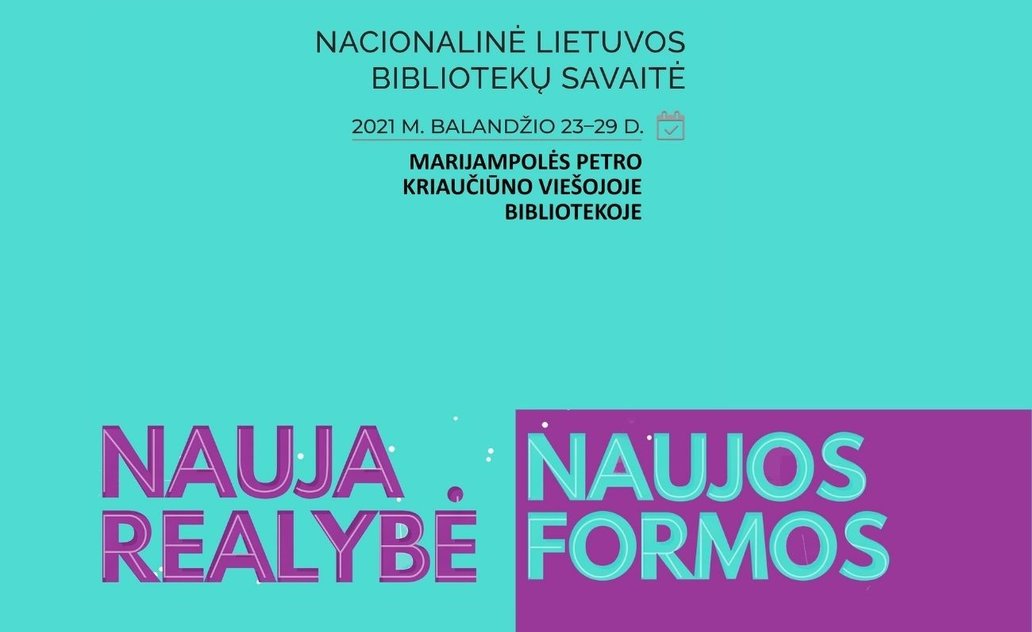 Kviečia Nacionalinės bibliotekų savaitės renginiai!