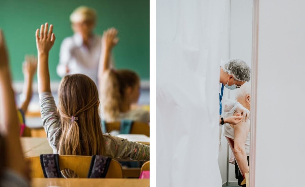 Marijampolėje: didėjančios pasiskiepijusių senjorų gretos ir gausėjantis  į klases grįžtančių...