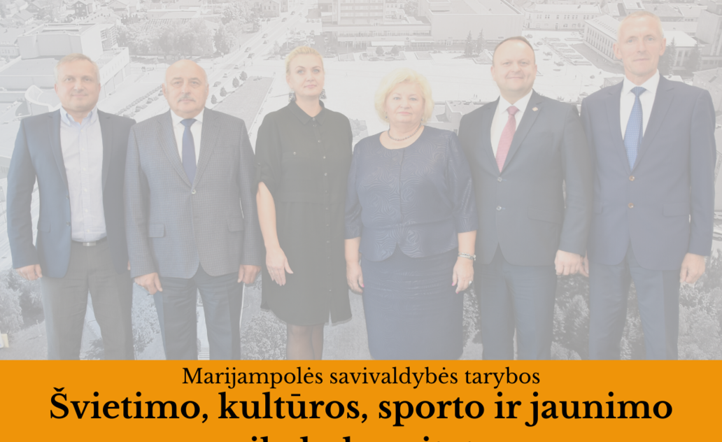 2021-04-22 Marijampolės savivaldybės tarybos Švietimo, kultūros, sporto ir jaunimo reikalų...