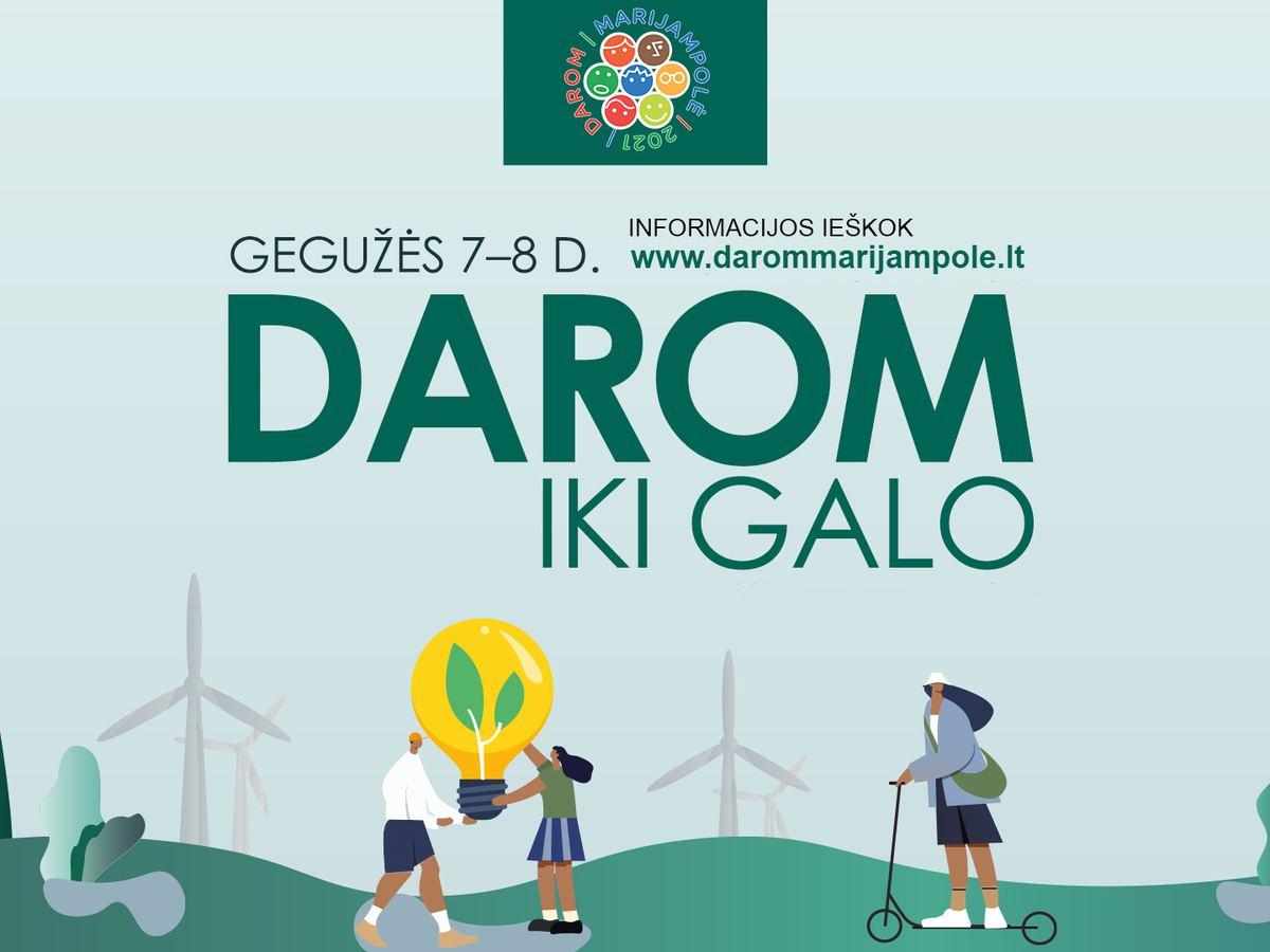 Akcija „Darom“ sugrįžta į Marijampolę!