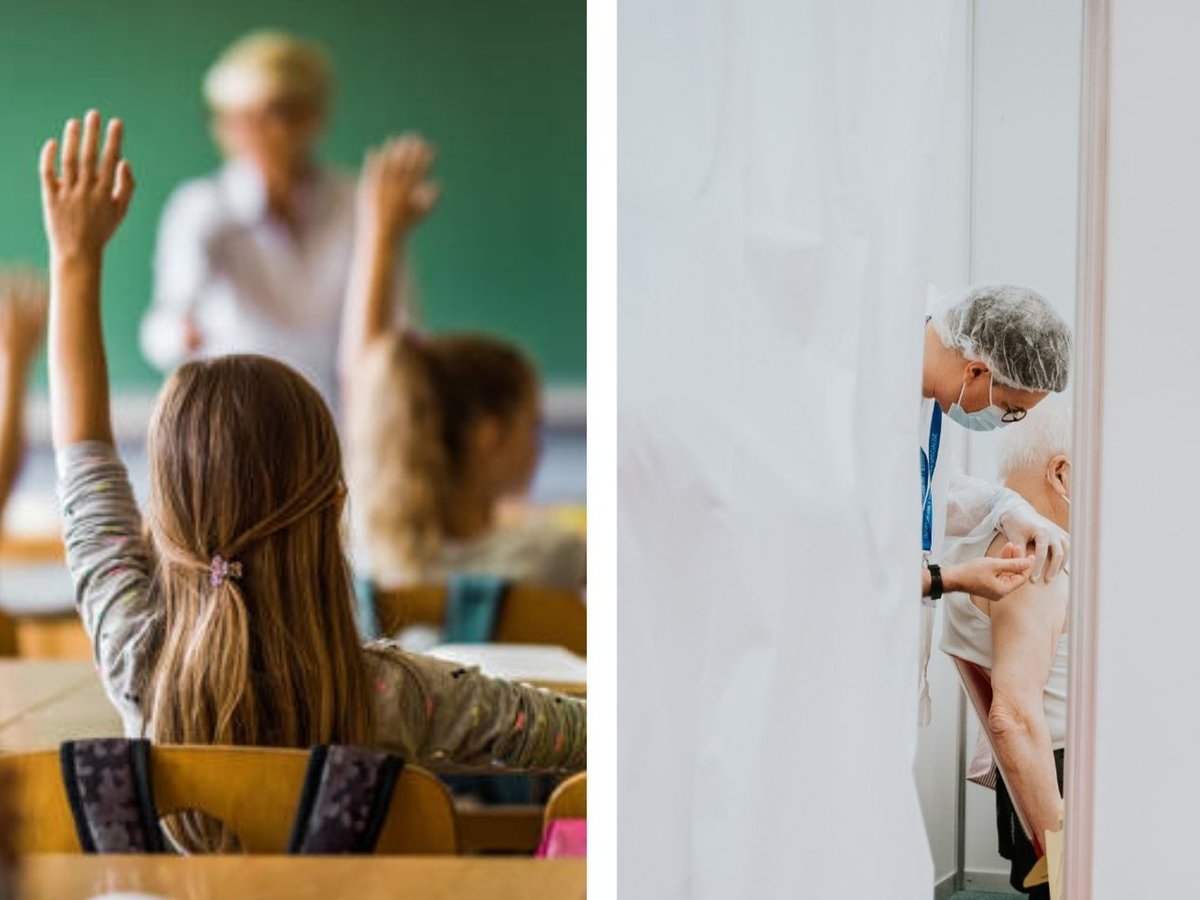 Marijampolėje: didėjančios pasiskiepijusių senjorų gretos ir gausėjantis  į klases grįžtančių...