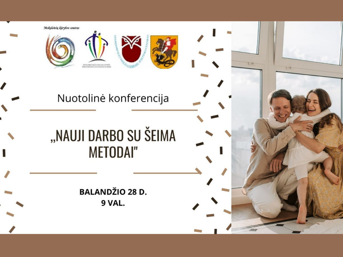 Kviečiame dalyvauti konferencijoje „Nauji darbo metodai 2021!“