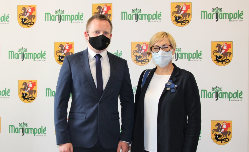 Marijampolėje lankėsi Švietimo, mokslo ir sporto ministrė Jurgita Šiugždinienė