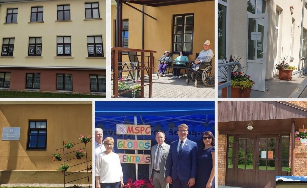 Bus gerinama Socialinės pagalbos centro aplinka lankytojams ir darbo sąlygos darbuotojams 