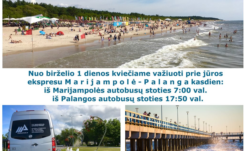 Atnaujinami tolimojo susisiekimo maršrutai, nuo birželio 1 d. galite vykti į Palangą