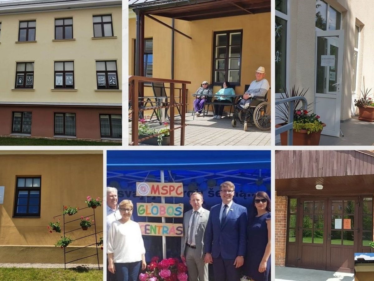 Bus gerinama Socialinės pagalbos centro aplinka lankytojams ir darbo sąlygos darbuotojams 