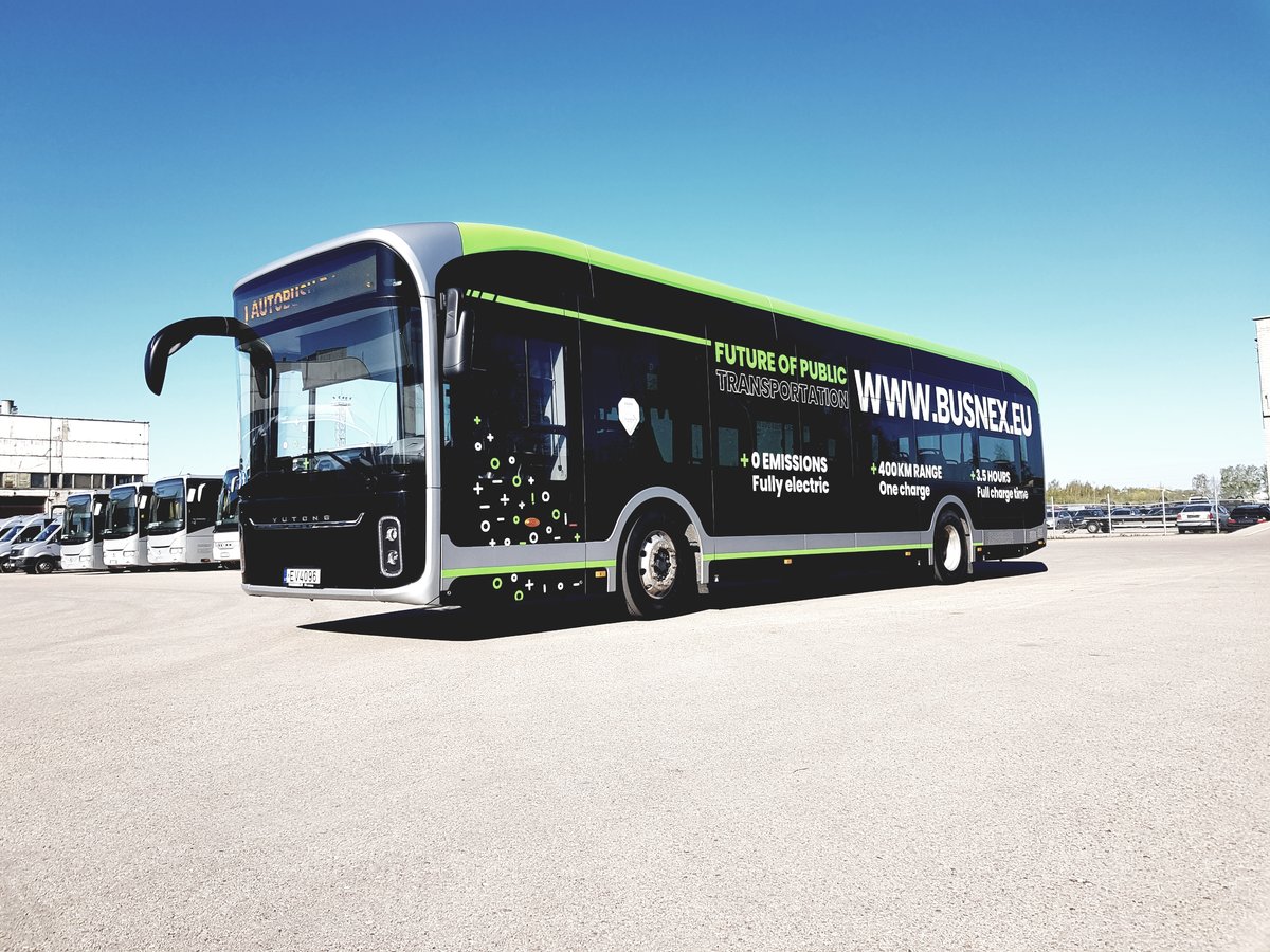 Marijampolės mieste bandomas elektrinis autobusas