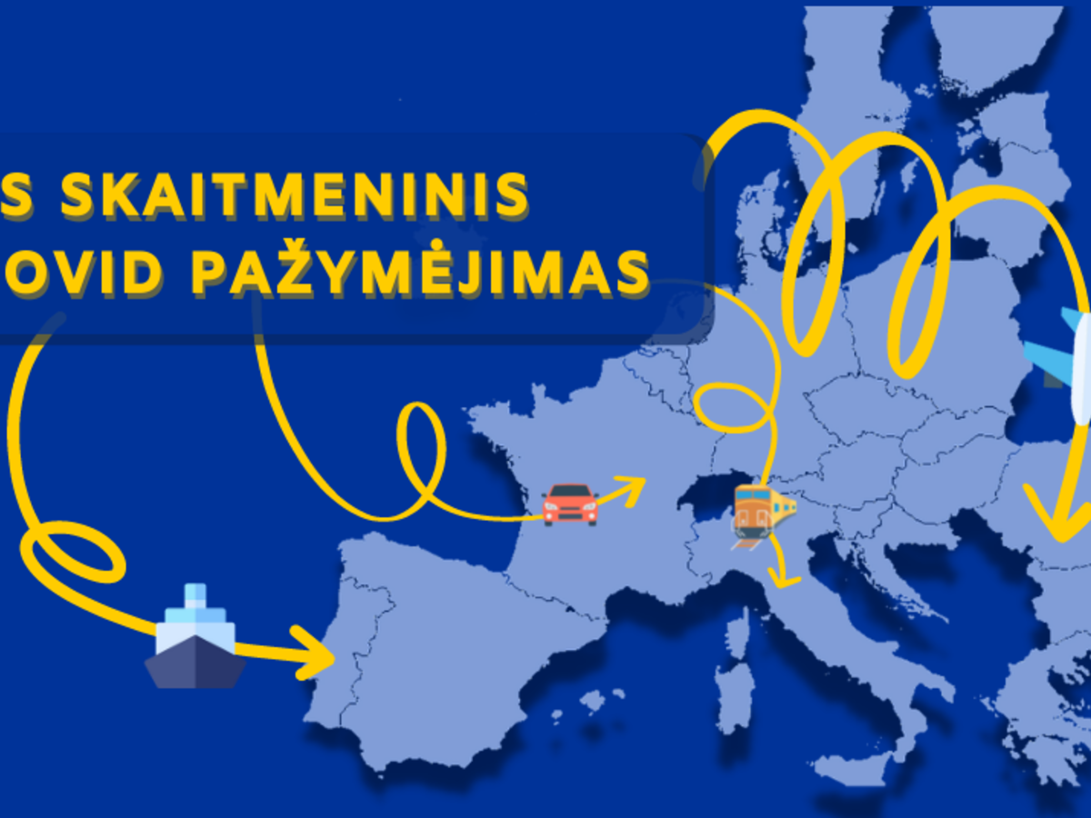ES Skaitmeninis COVID pažymėjimas jau Lietuvoje